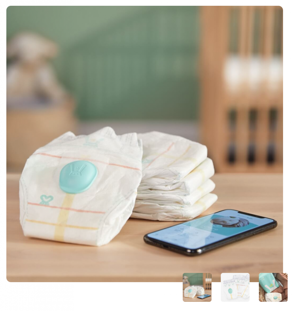 Pannolini collegabili allo smartphone