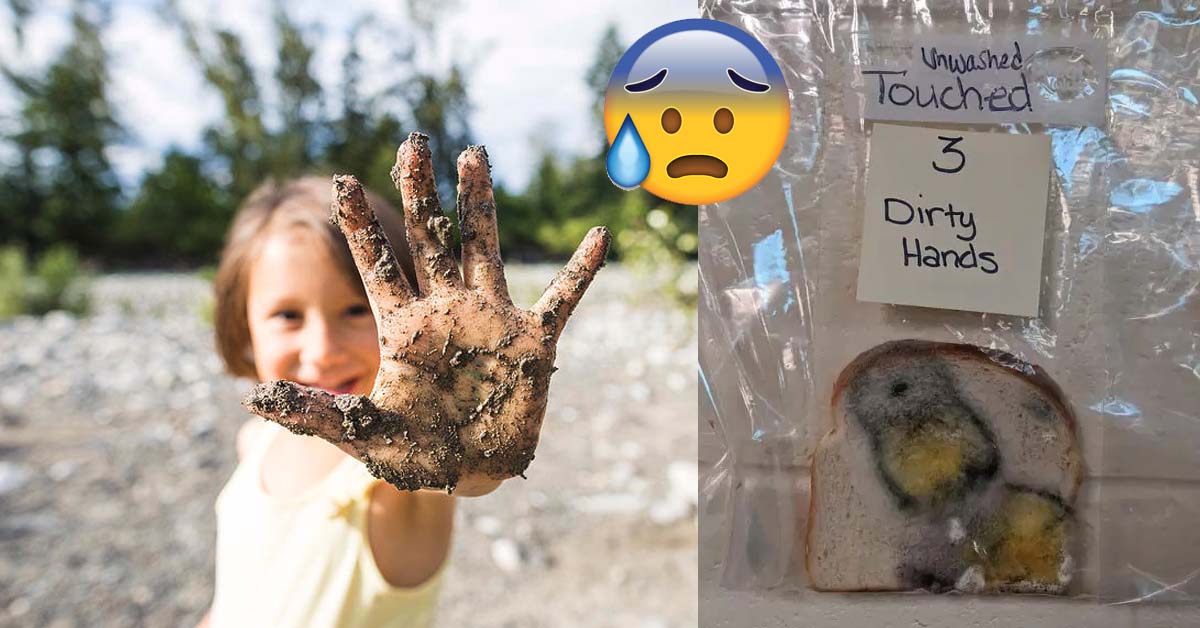 L’idea di una maestra per mostrare ai bambini quanto è importante lavarsi le mani
