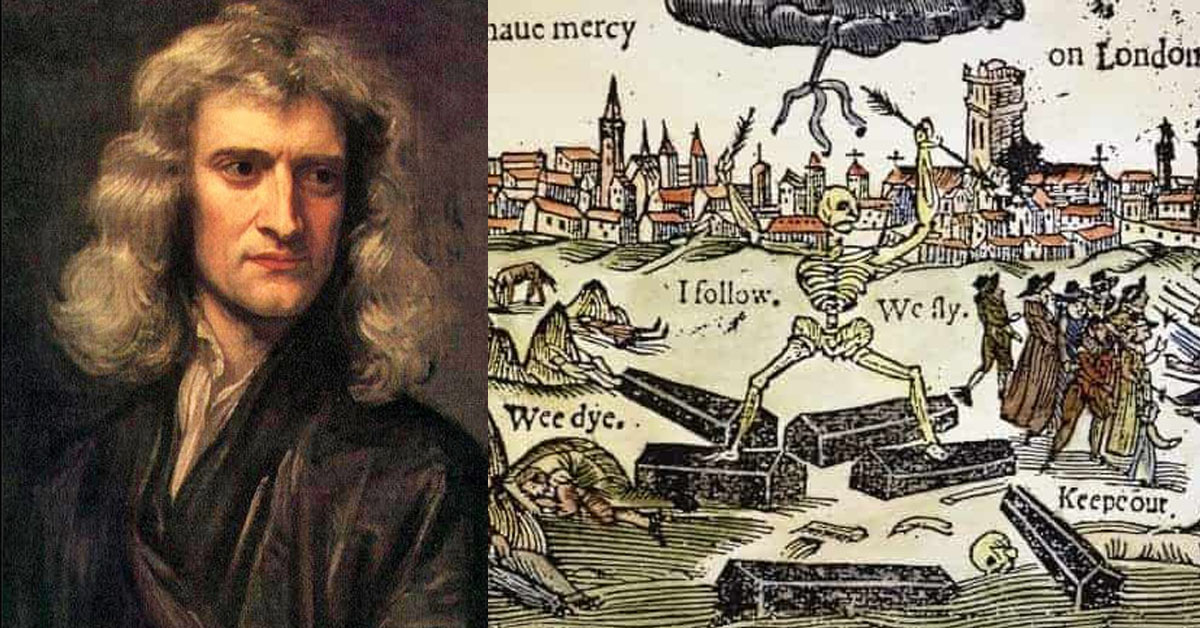 Costretto a stare a casa per la peste: come Newton sfruttò la sua quarantena