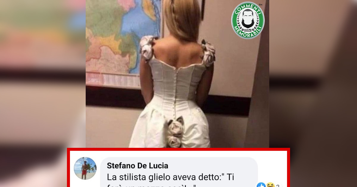 Abito da sposa diventa virale online per via di un’insolita decorazione floreale [+COMMENTI]