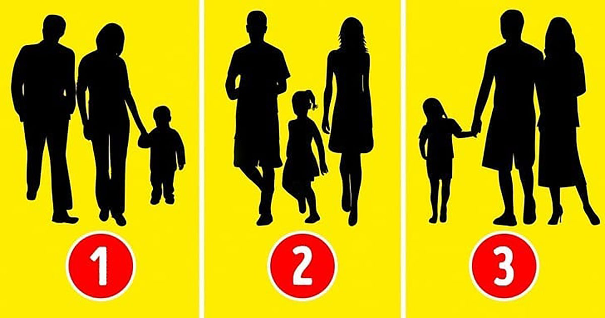 Test psicologico: quale di queste tre famiglie è quella falsa?