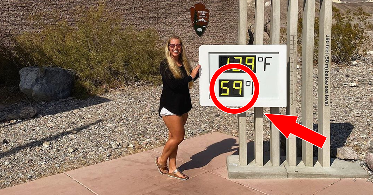 Turismo bollente: tutti nella Death Valley per un selfie col termometro dei record