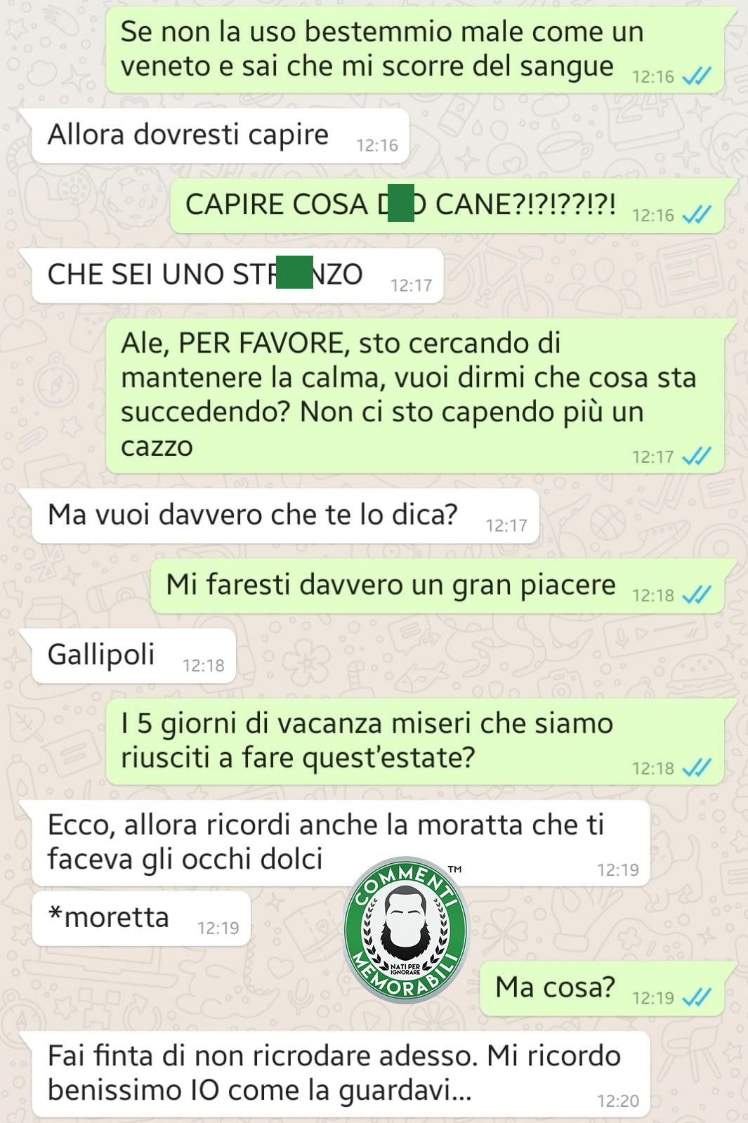 Memorabile chat gallipoli