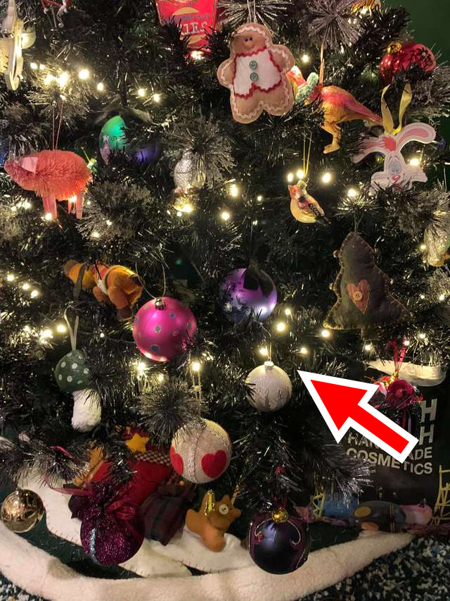 Riesci a trovare il gatto nascosto in questo albero di Natale?