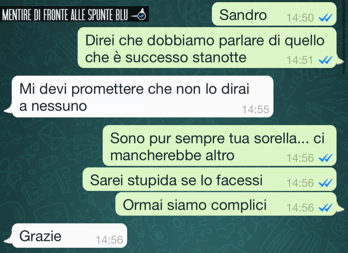 Segreti tra fratello e sorella