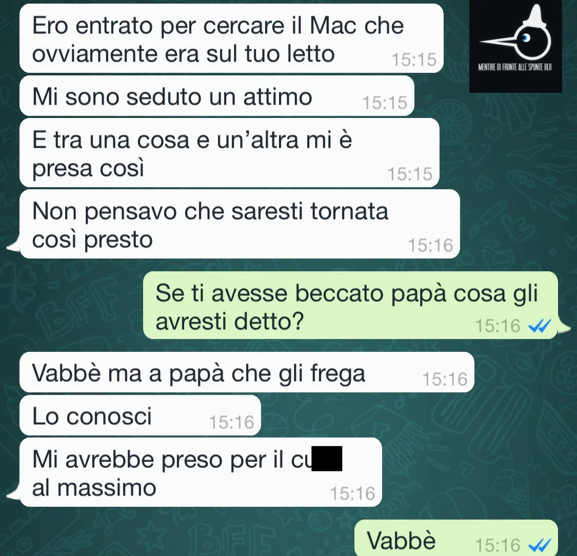 Segreti tra fratello e sorella