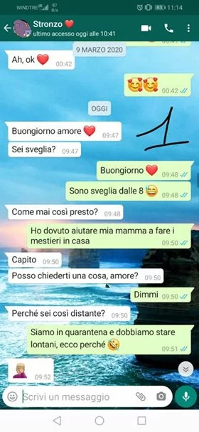 Amore ai tempi isolamento