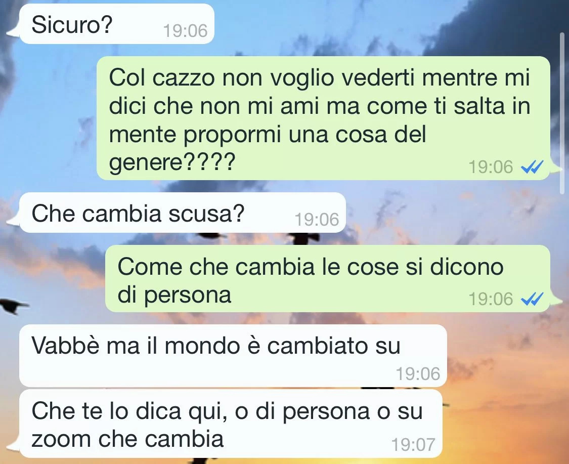 metodi per lasciarsi