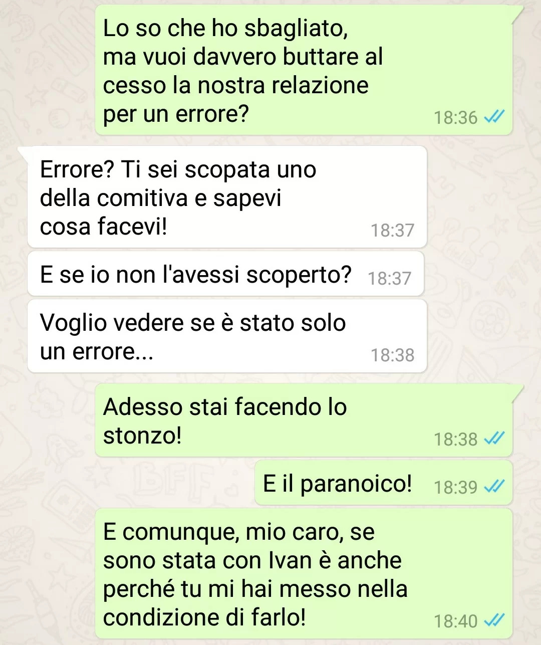 perdonare un tradimento