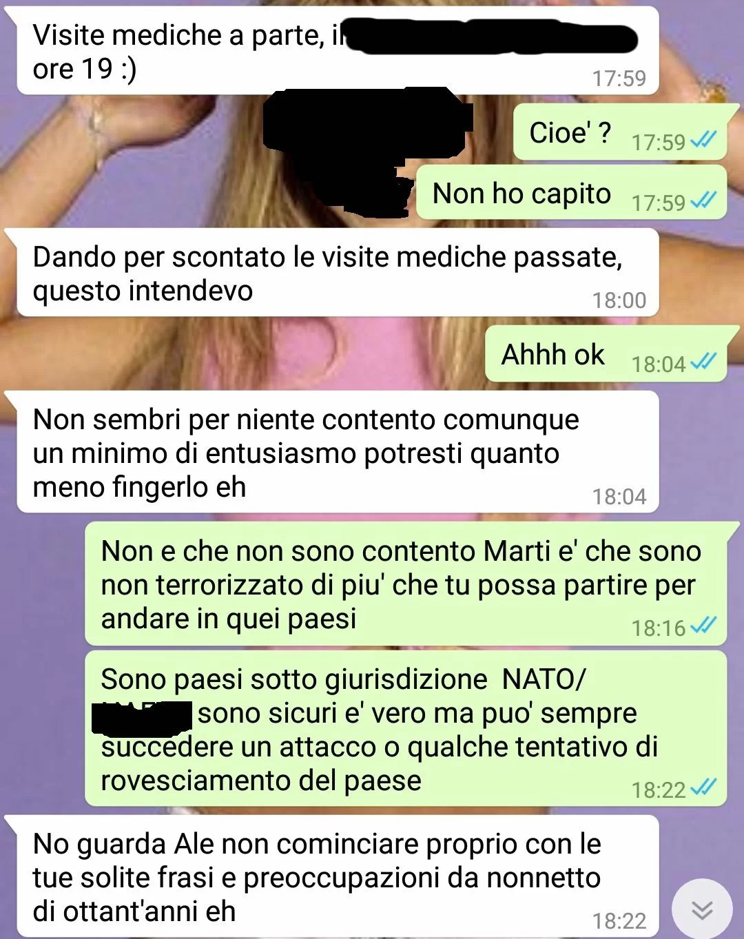 relazioni sentimentali tra militari