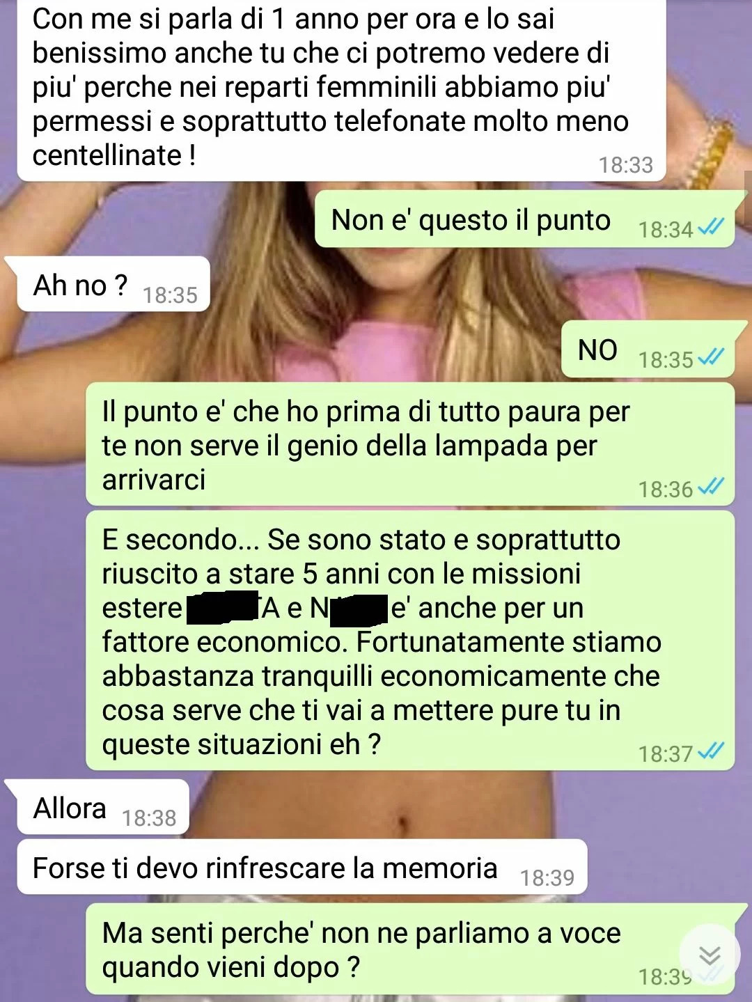 relazioni sentimentali tra militari