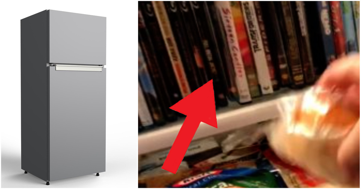 Tiene i DVD nel frigorifero: “Così si mantengono meglio” [+VIDEO]
