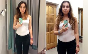 Influencer svela il "trucco" dei camerini nei negozi di abbigliamento