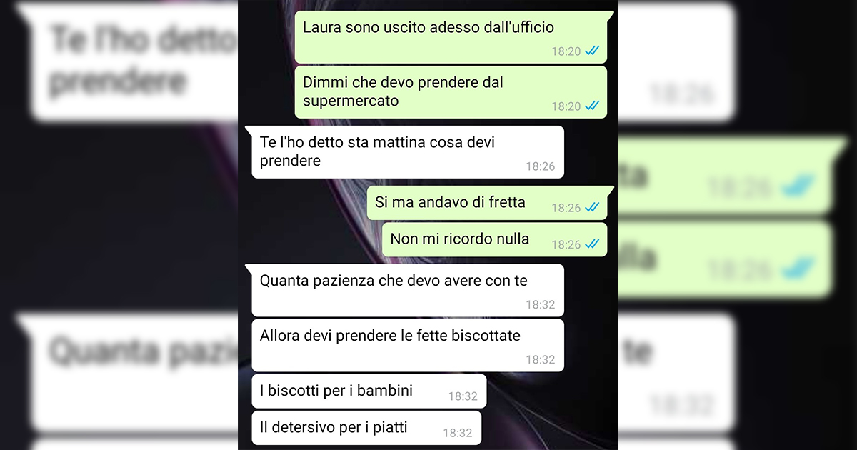 Una spesa particolare
