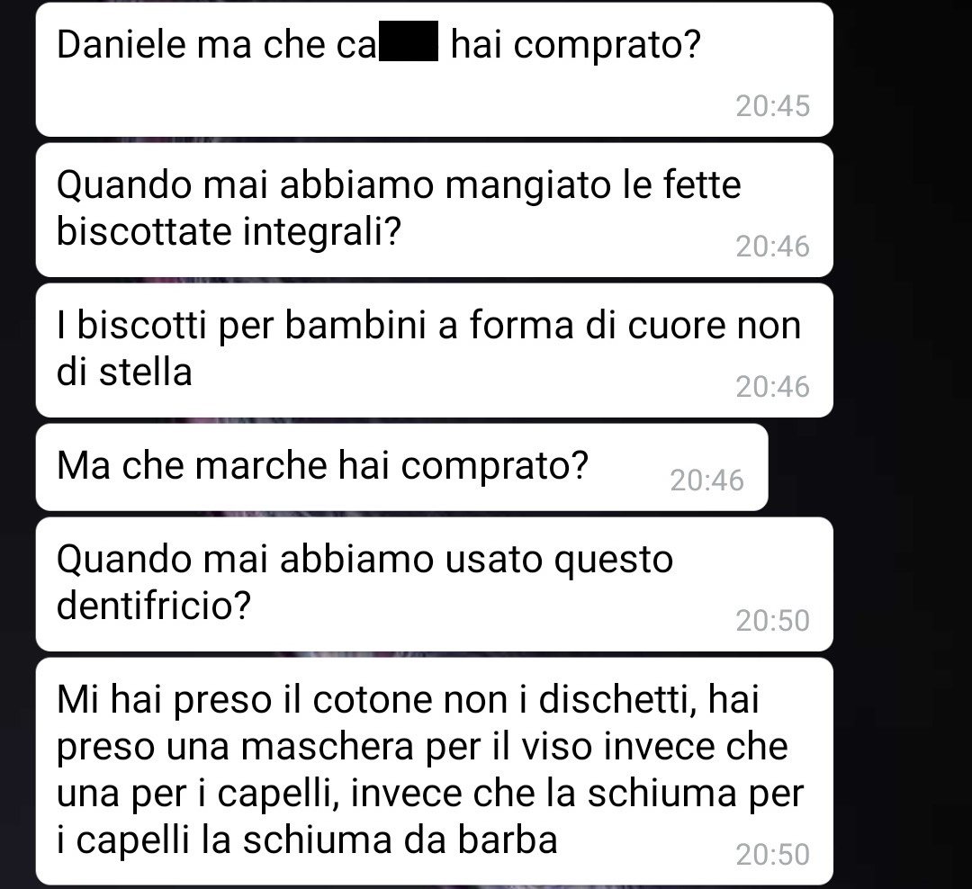 spesa particolare