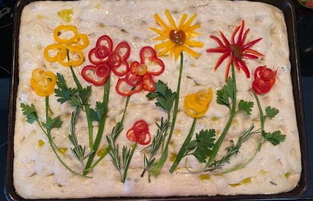 focaccia giardino