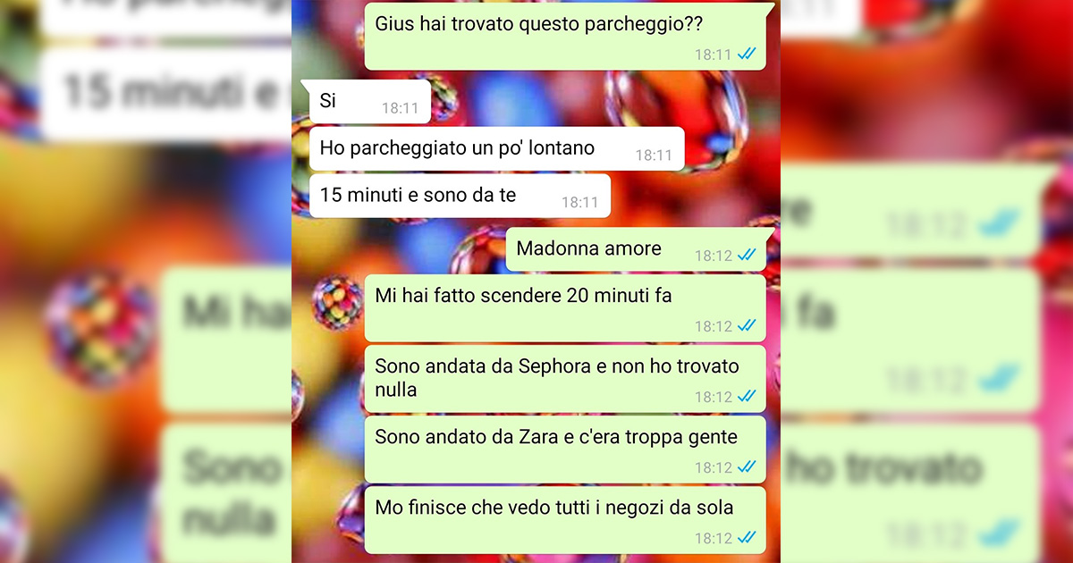 Parcheggi e dispetti