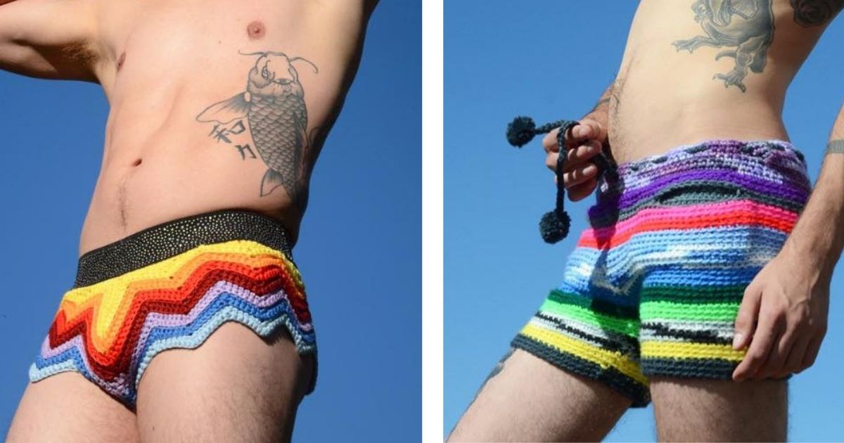 Pantaloncini ad uncinetto da uomo: la discutibile moda primavera/estate