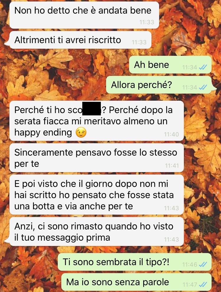 Primi appuntamenti