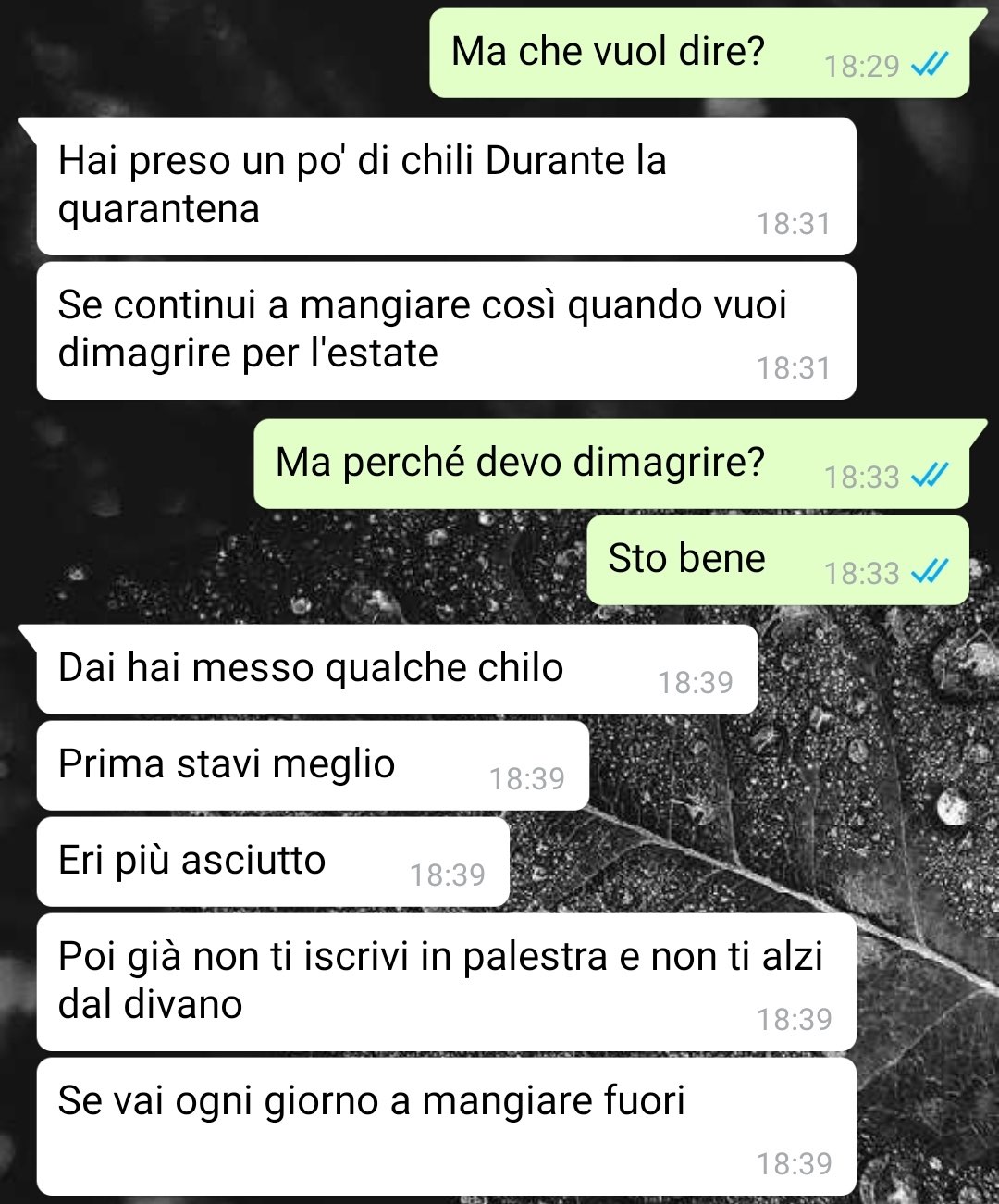 tenersi in forma