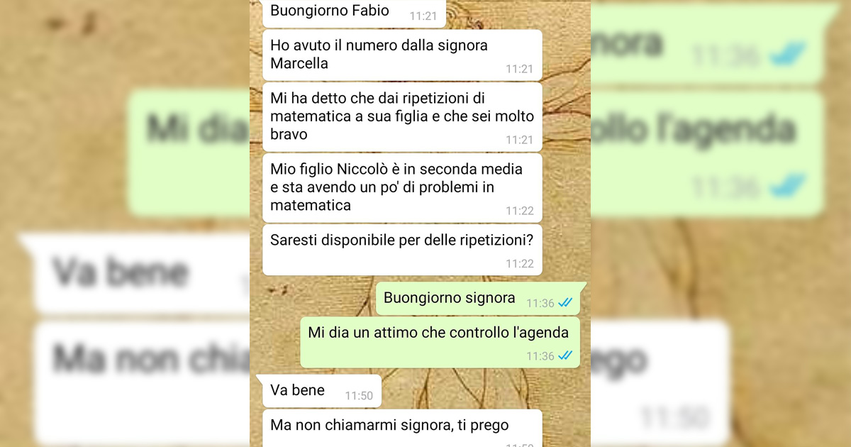 Le ripetizioni di matematica