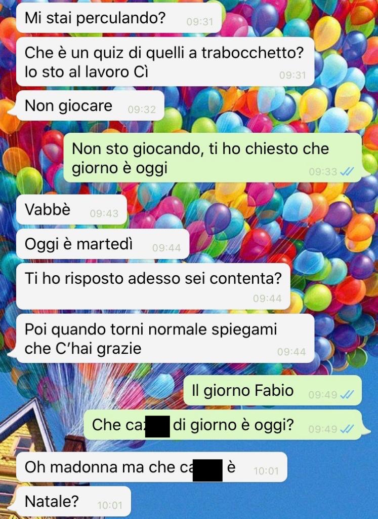 Che giorno è oggi