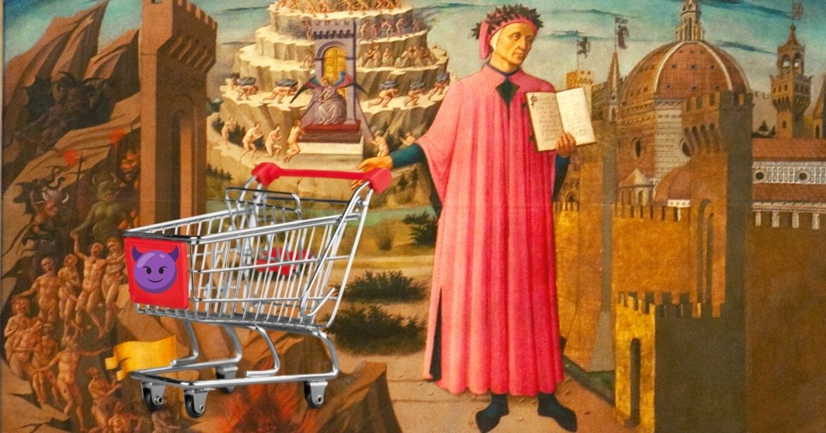 Gadget Dante Alighieri: nel mezzo del calzin di nostra vita