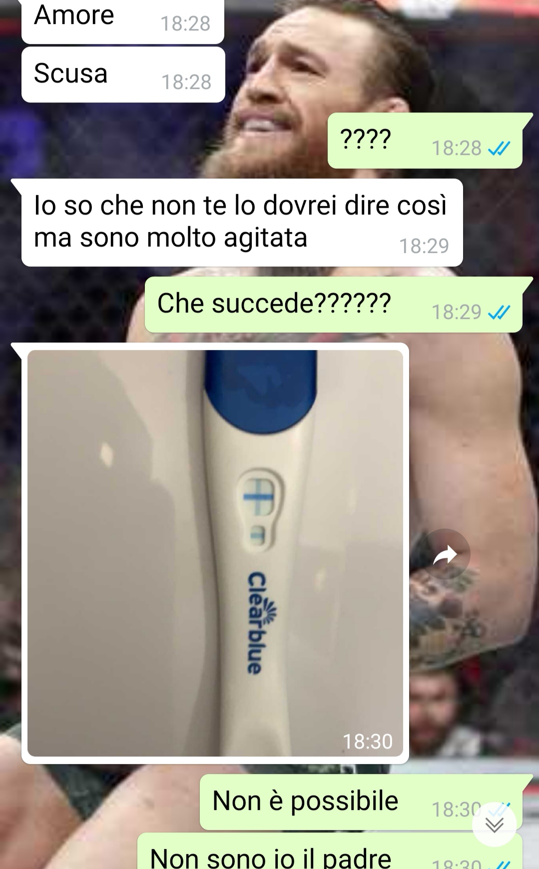 Incinta dell'amante