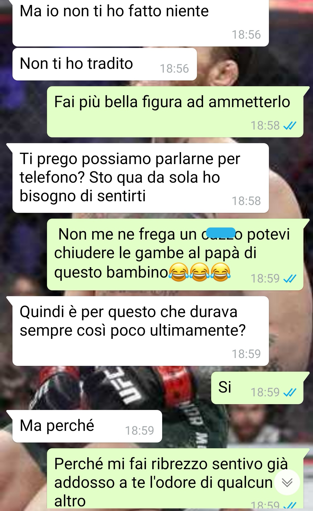 Incinta dell'amante