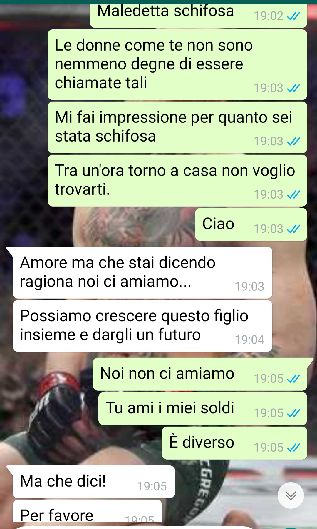 Incinta dell'amante