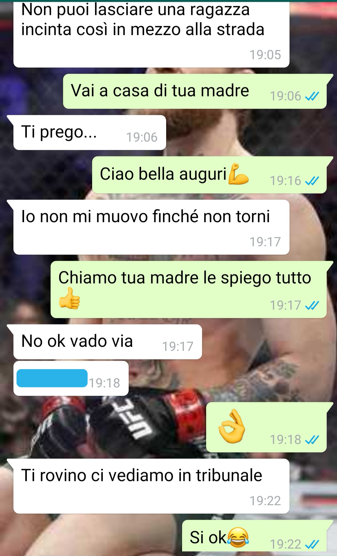 Incinta dell'amante