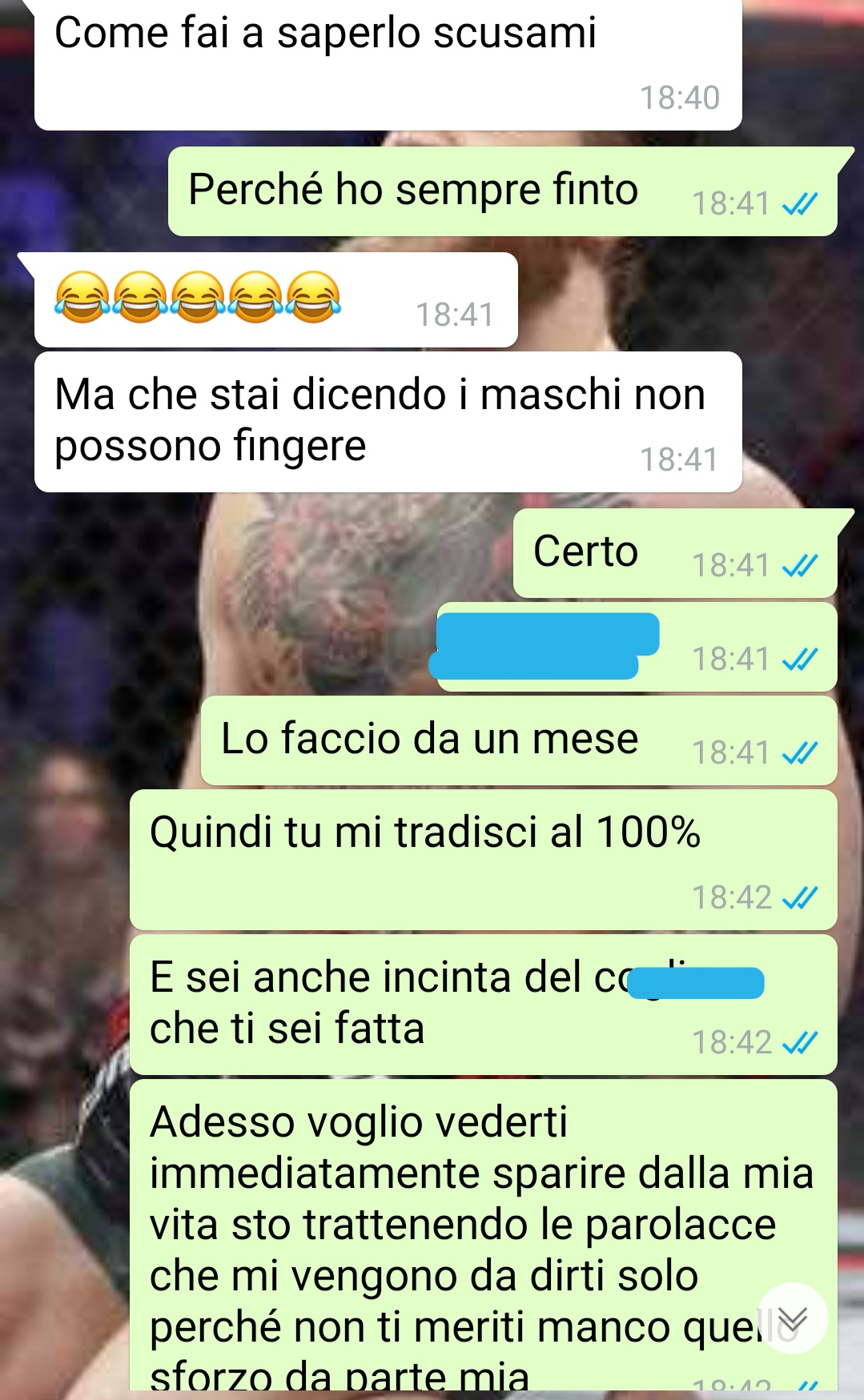 Incinta dell'amante