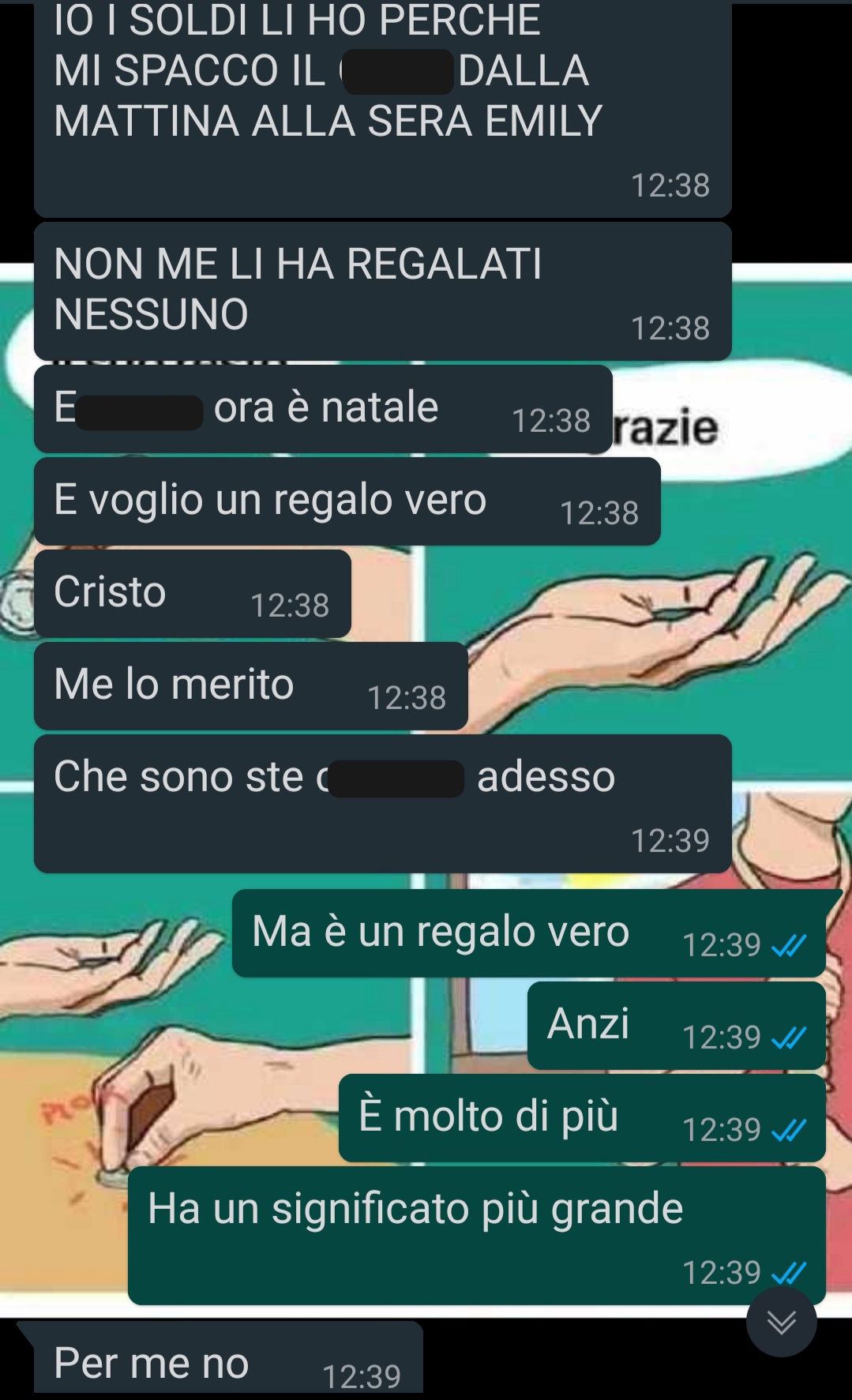 Niente regali Natale
