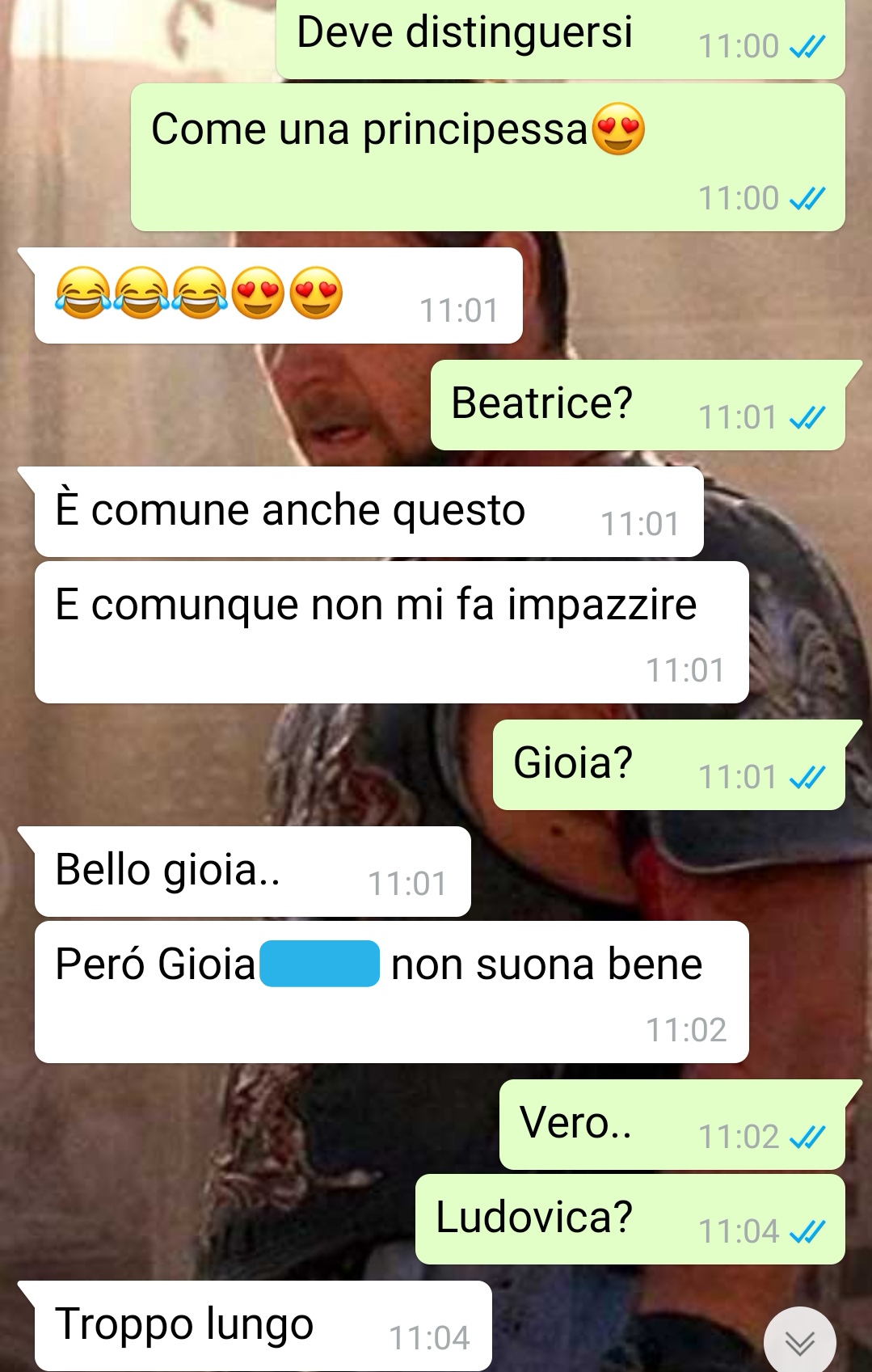 Il nome di mia figlia