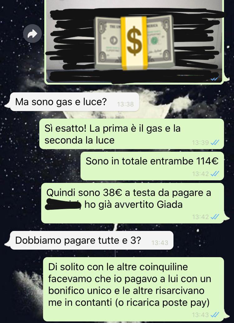 nuova coinquilina