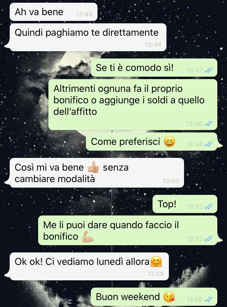 nuova coinquilina