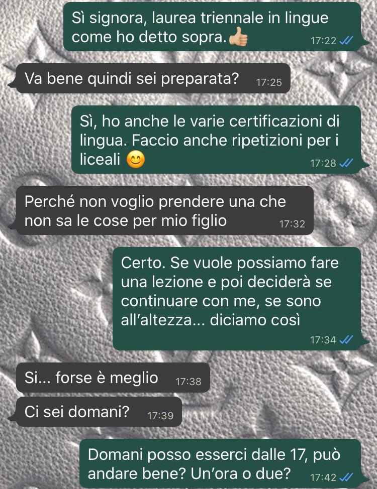 Prove di ripetizioni