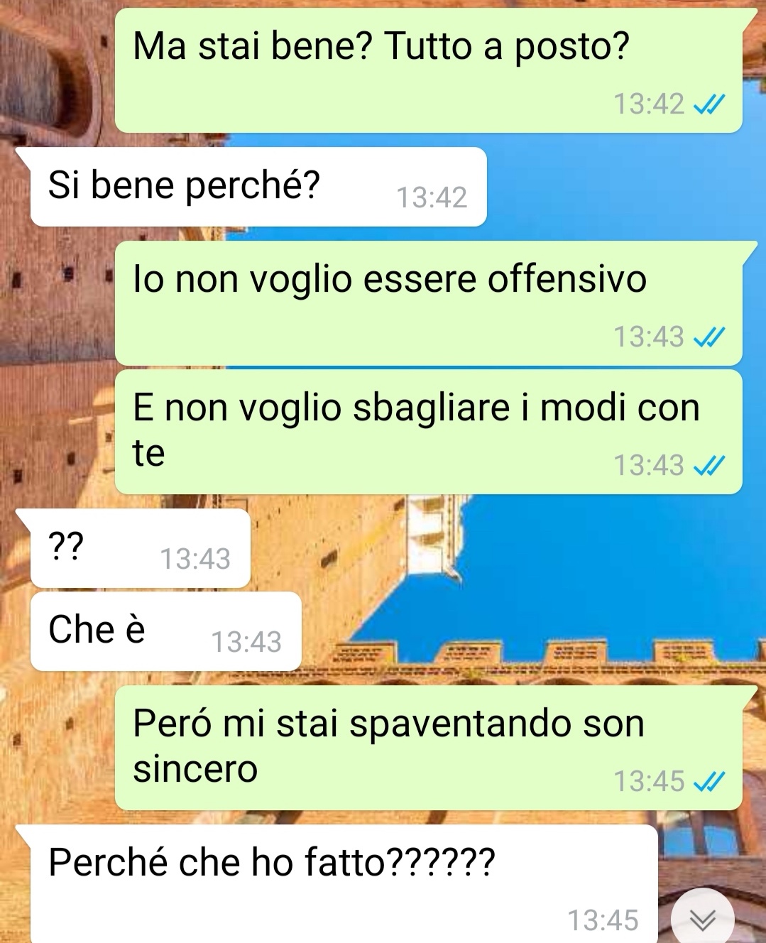 Una ragazza distratta