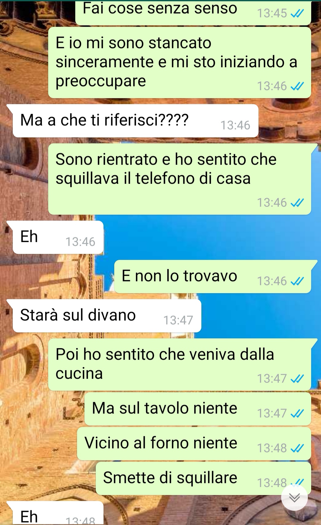 Una ragazza distratta