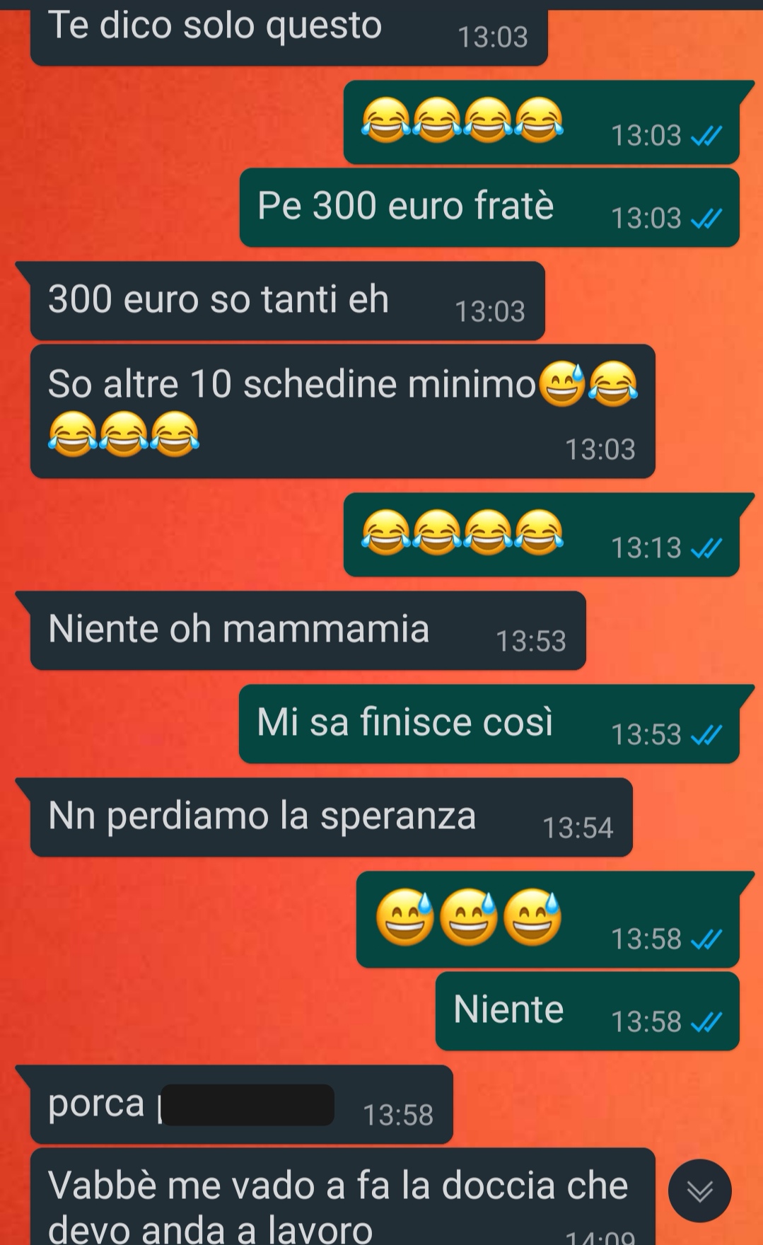 La schedina vincente