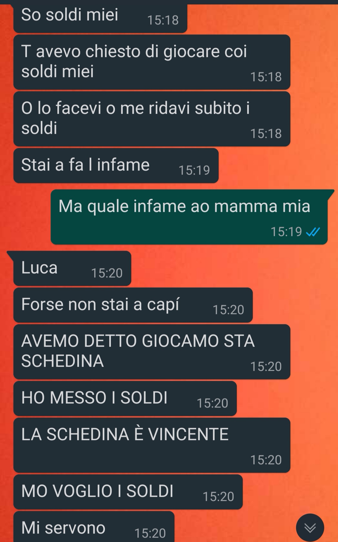 La schedina vincente