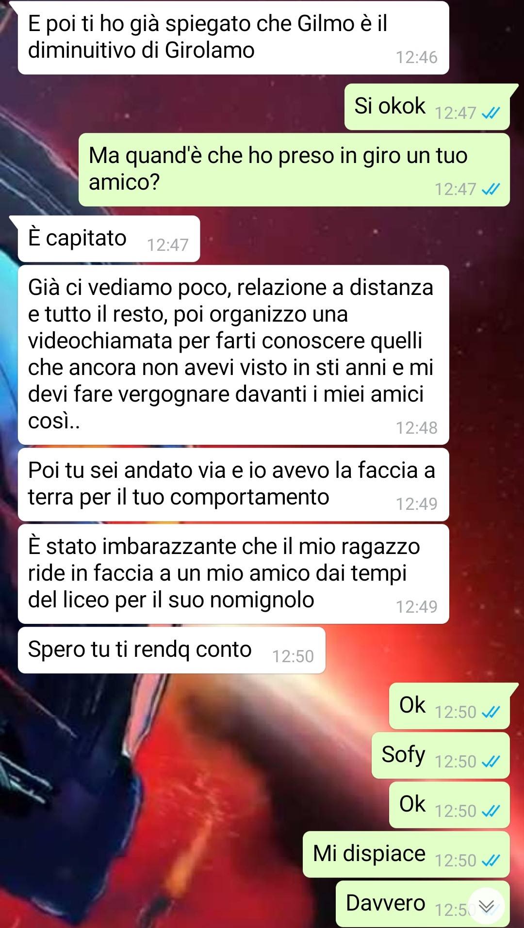 amici mia ragazza