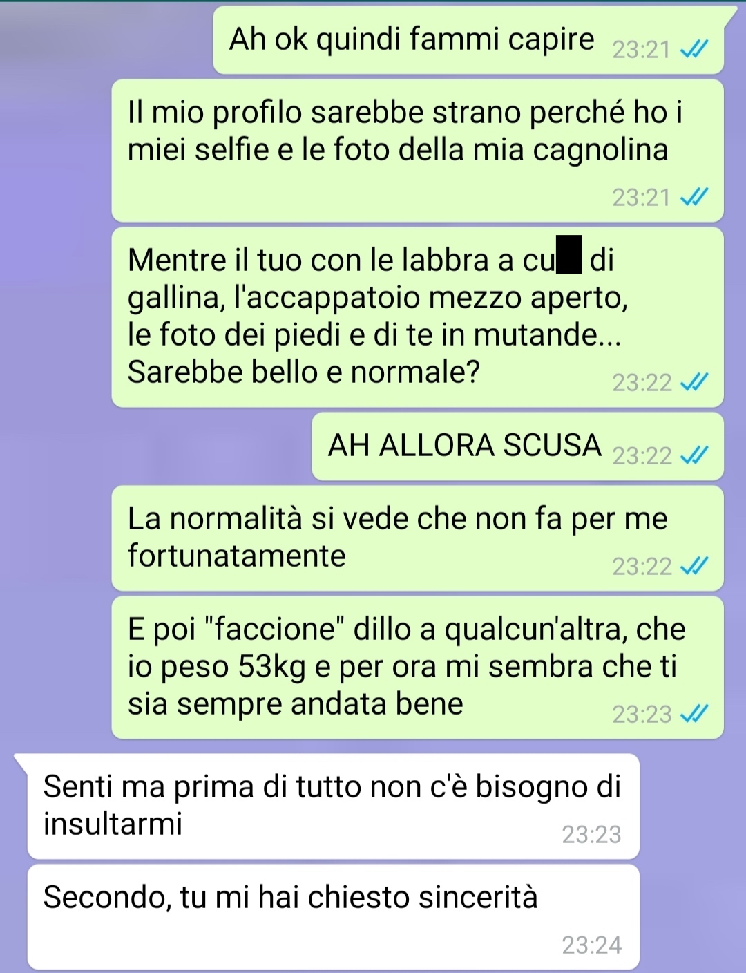 commento sui social