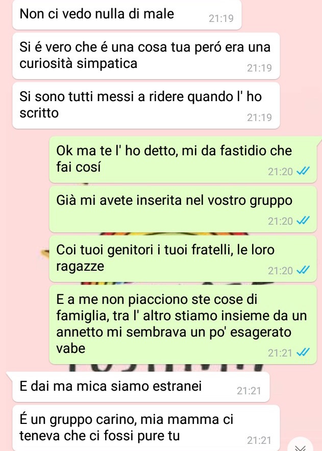 famiglia troppo perfetta