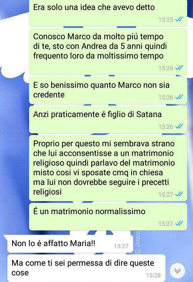 QUESTIONE DI GELOSIA