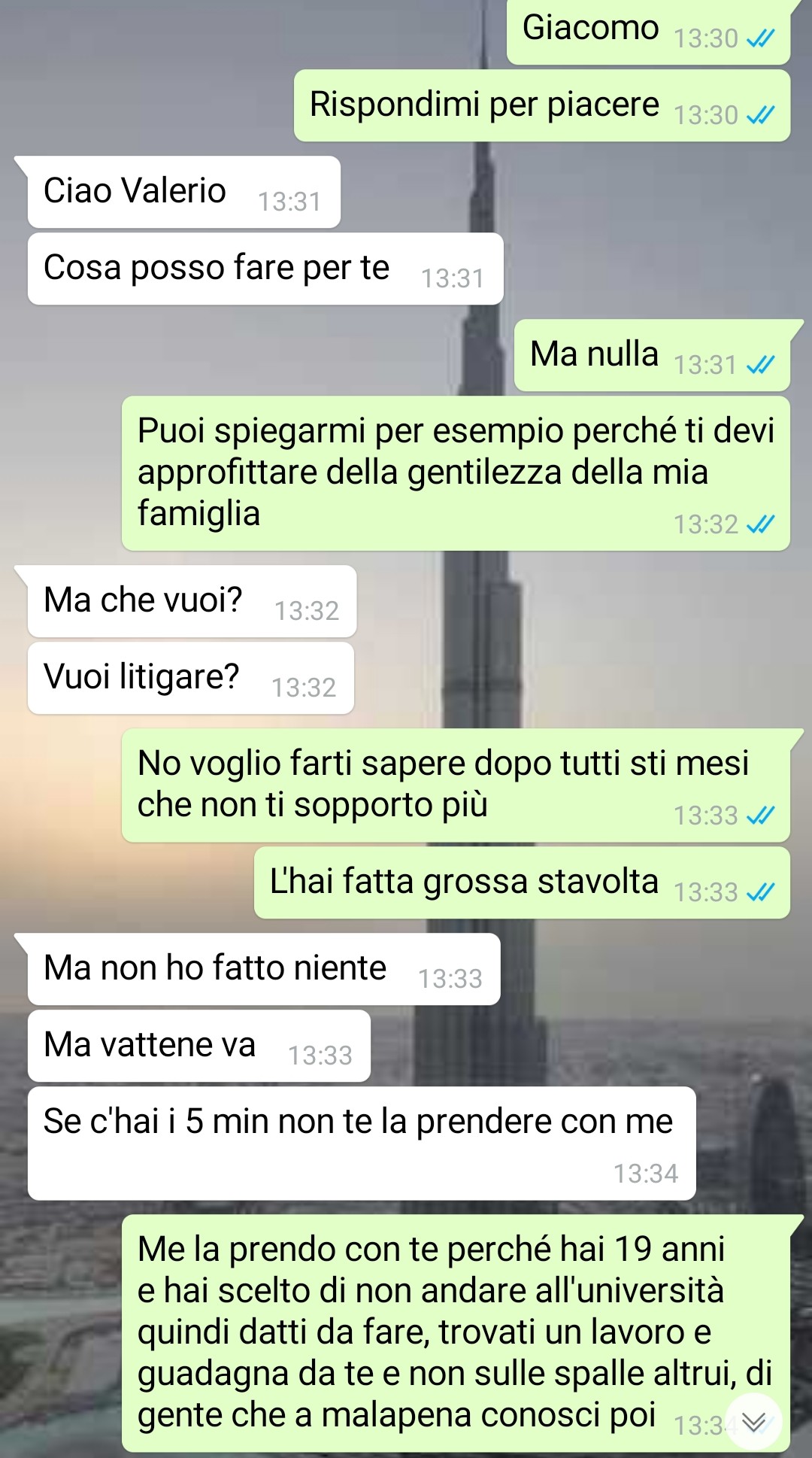 UNA QUESTIONE DI SOLDI