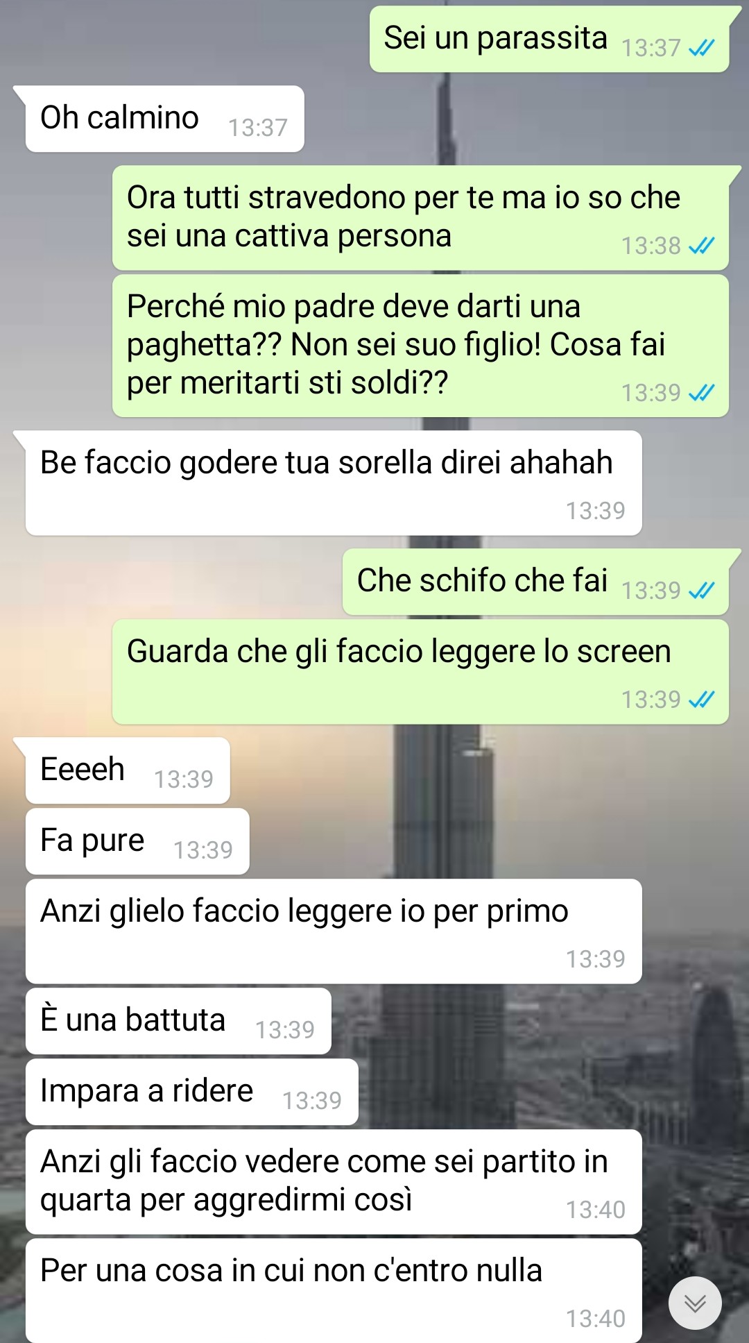 UNA QUESTIONE DI SOLDI