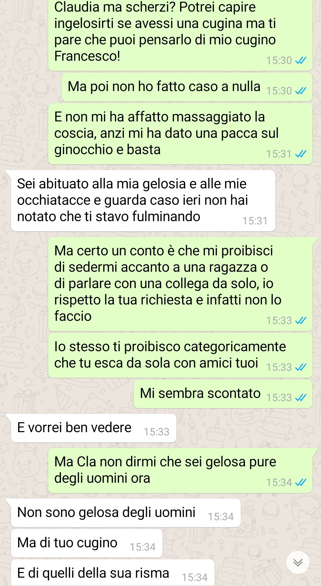 UNA RAGAZZA TROPPO GELOSA