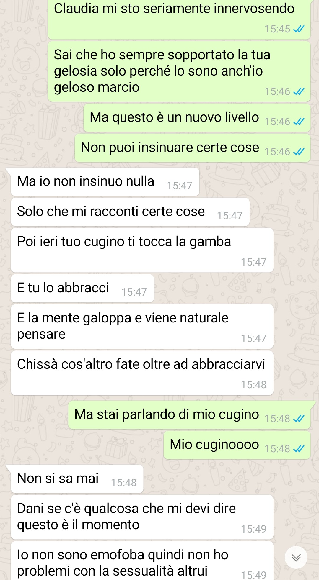 UNA RAGAZZA TROPPO GELOSA