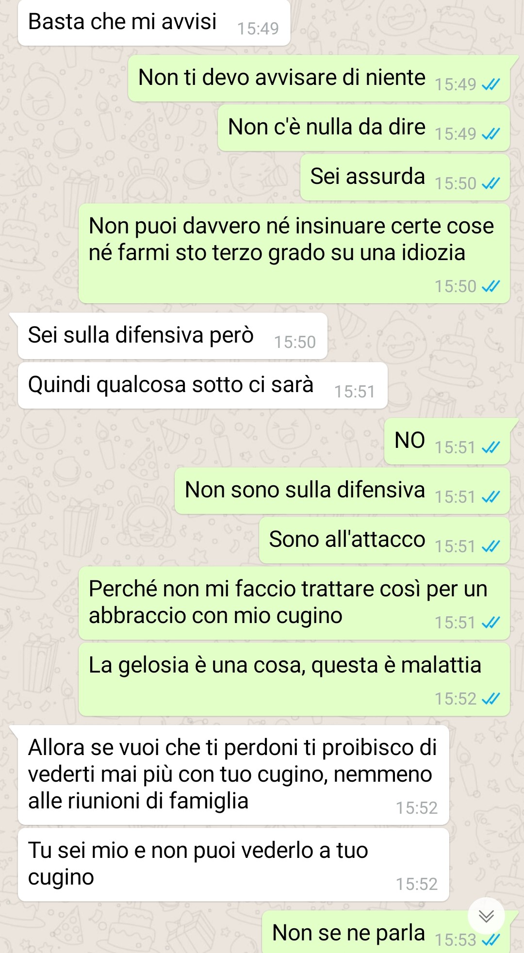 UNA RAGAZZA TROPPO GELOSA